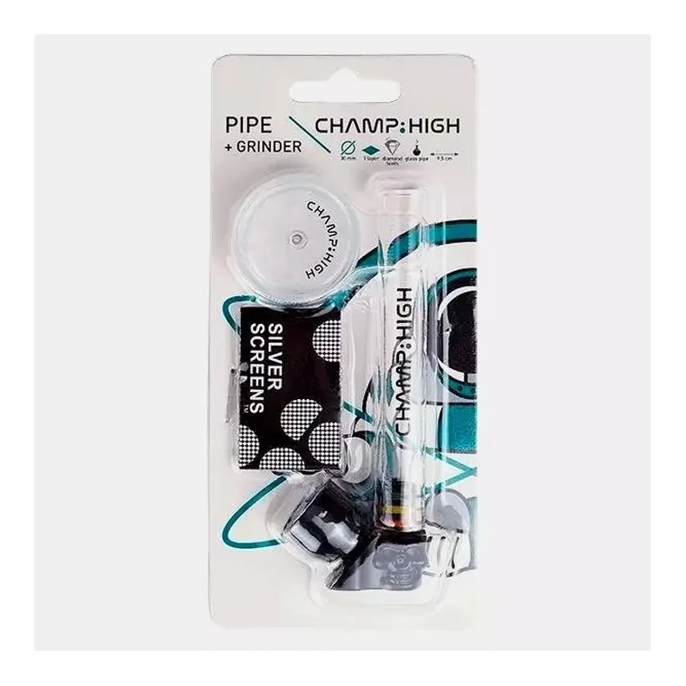 Pipa Cristal + Grinder Champ High de Champ High en GB Lleida