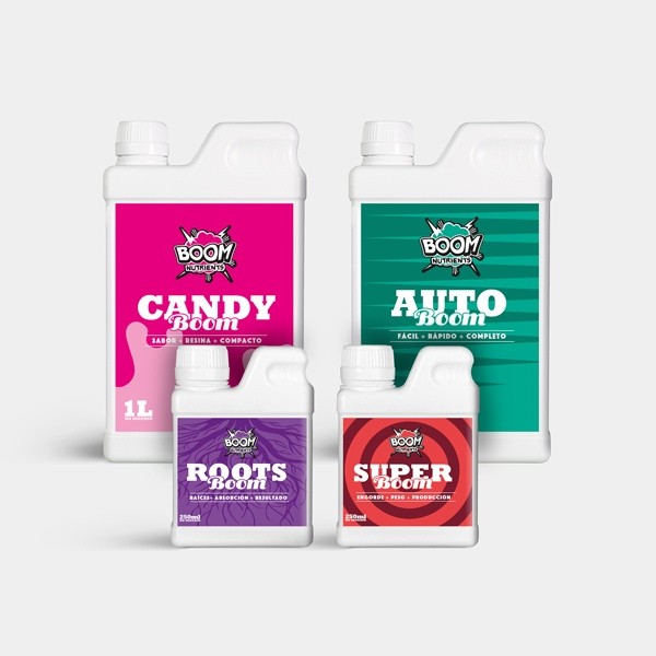 Kit autofloreciente Boom Nutrients · Abonos y sustratos Boom Nutrients en GB Lleida (Lleida)