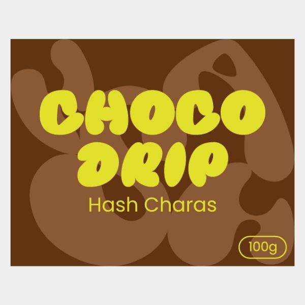 Placa de Hachís Charas 100g Choco Drip en GB Lleida