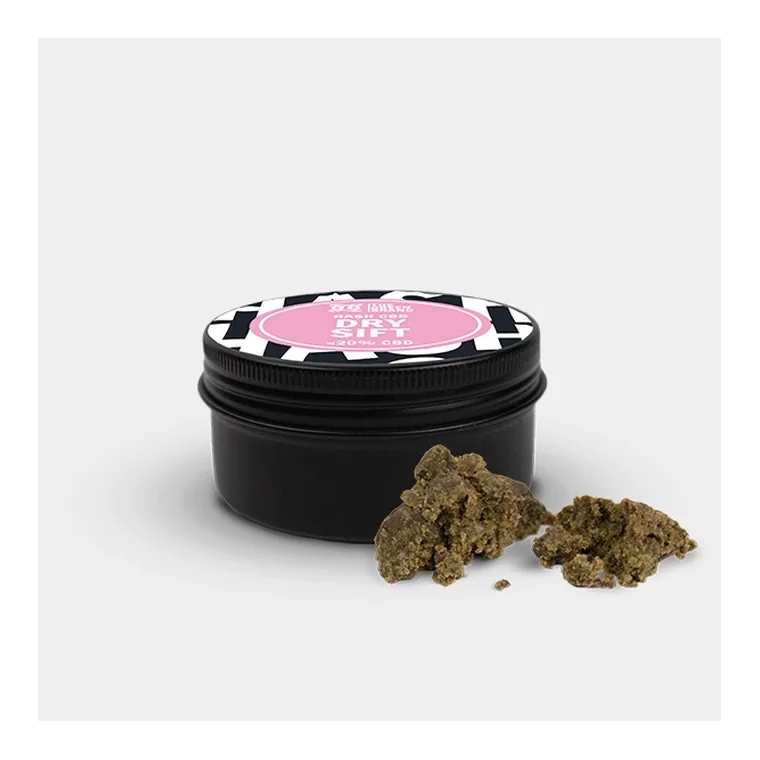 Hachís Dry Sift CBD GB: tricomas de cáñamo tamizados en seco para máxima pureza sin disolventes