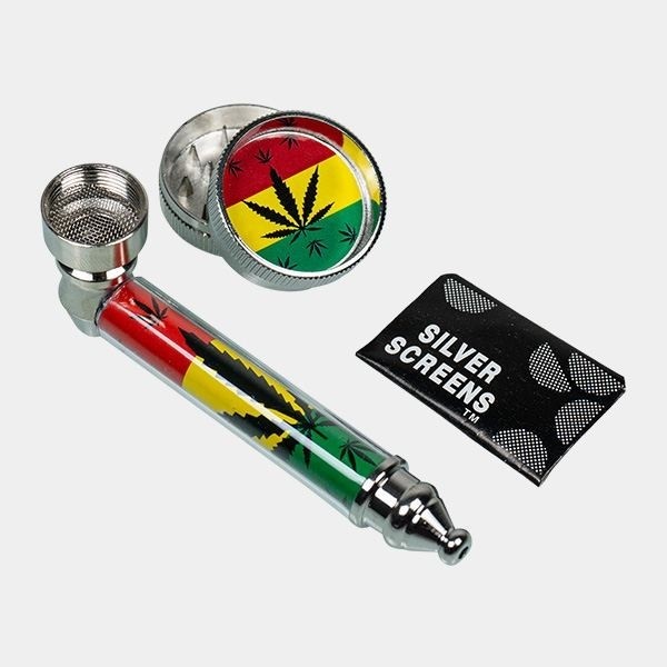Set de Pipa + Grinder + Rejillas Planas de  en GB Lleida