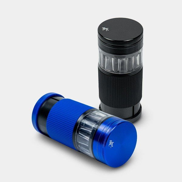 Grinder con rellenador de conos integrado para rellenar fácil