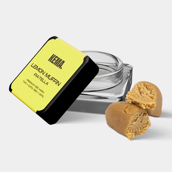Hash CBD Piatella 'Lemon Muffin' KEMA de KEMA en GB Lleida