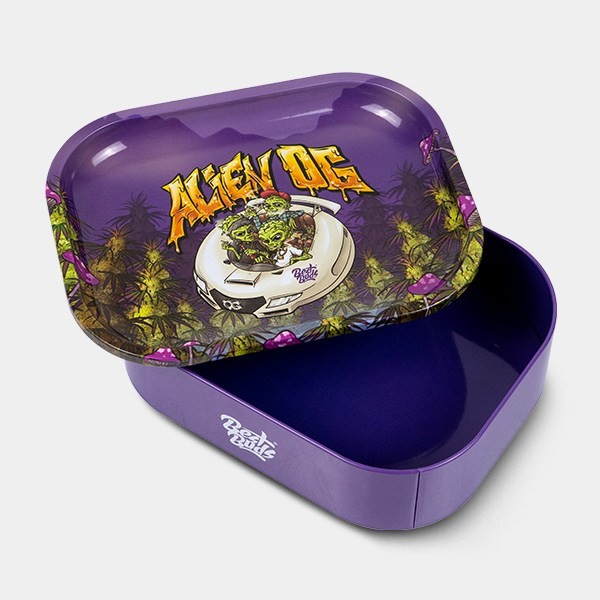 Caja de Metal con Bandeja de Liar 'Alien OG' de  en GB Lleida
