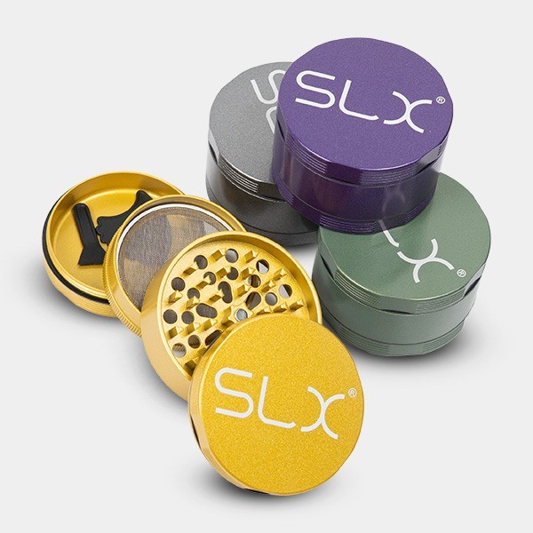 Grinder SLX antiadherente 62mm, ideal para moler antes de liar un porro
