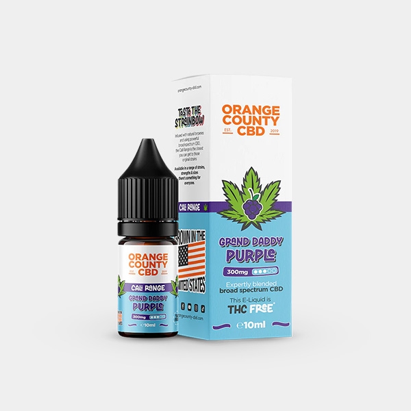 E Liquid Orange County CBD Grand Daddy Purple de Canna en GB Lleida