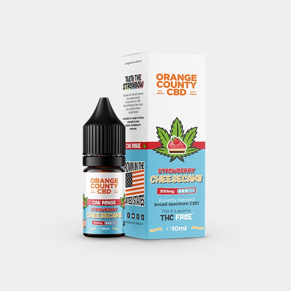 E Liquid Orange County CBD Strawberry Cheesecake de Canna en GB Lleida