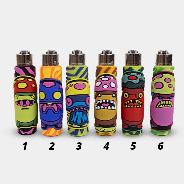 Mechero Clipper con Funda Silicona Monster Mushrooms de Clipper en GB Lleida
