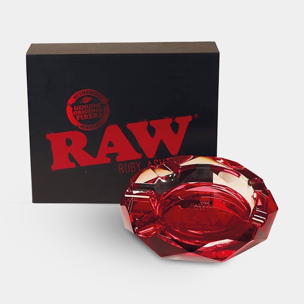 Cenicero Raw Cristal Ruby Red de RAW en GB Lleida