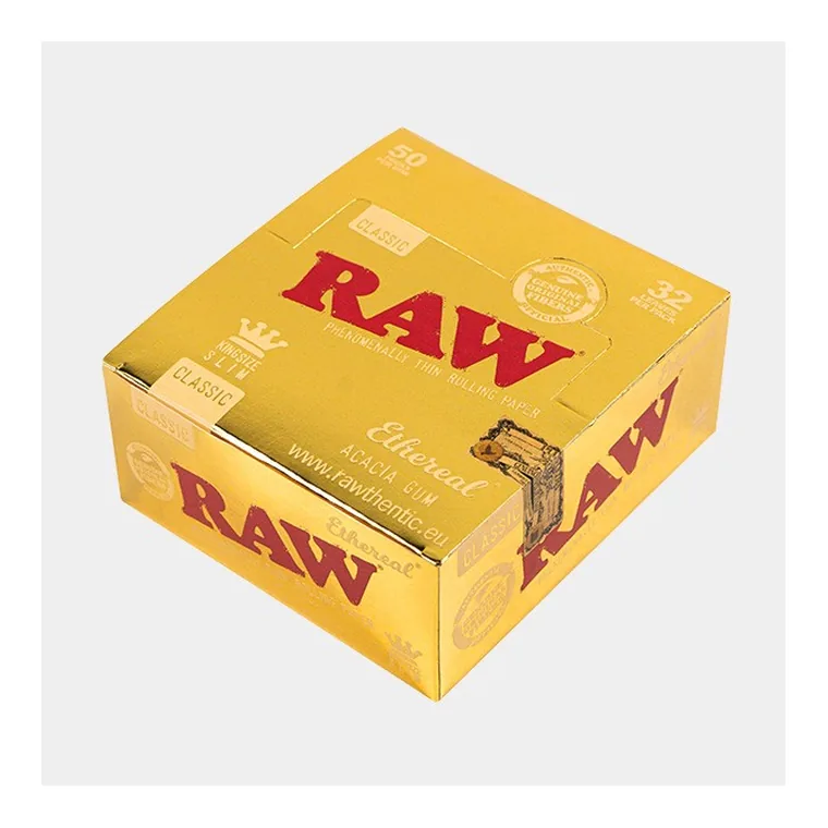 RAW Ethereal King Size Slim de RAW · Parafernalia: elige y suma a tu pedido en GB Lleida (Lleida)