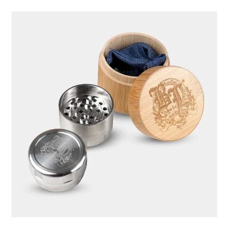 Grinder Acero Inoxidable Deluxe Black Leaf de Varios · Parafernalia: elige y suma a tu pedido en GB Lleida (Lleida)