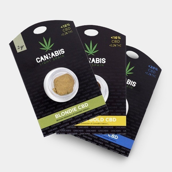 Extracciones de CBD Cannabis Light Spain de Canna en GB Lleida
