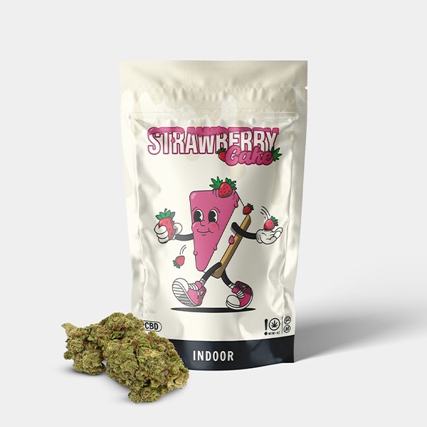 Flores CBD GB Indoor 'Strawberry Cake' · Flores CBD: más variedades y formatos en GB Lleida (Lleida)