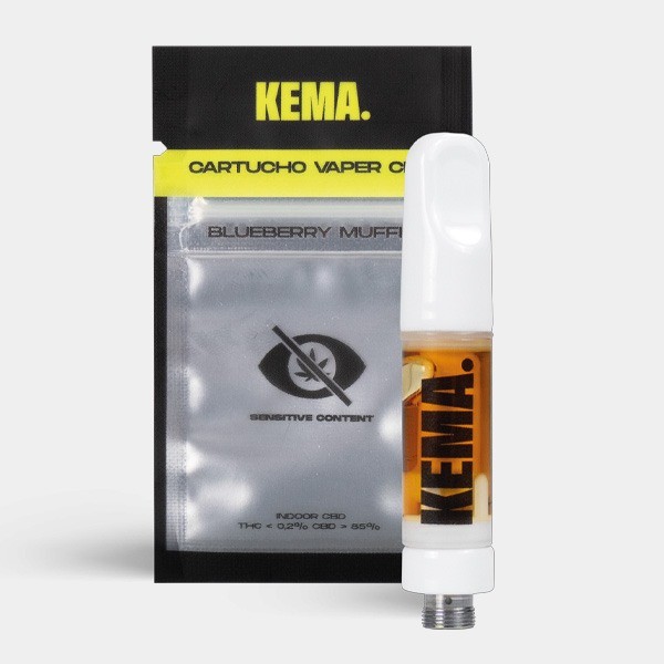 Cartucho 85% CBD KEMA 'Blueberry Muffin' de KEMA en GB Lleida