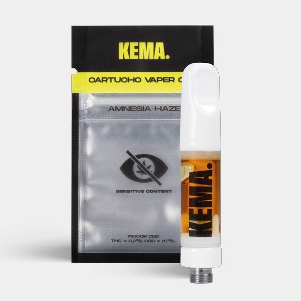 Cartucho 87% CBD KEMA 'Amnesia Haze' de KEMA en GB Lleida